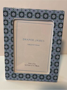 Draper James Ceramic Picture Frame 5”x7” New